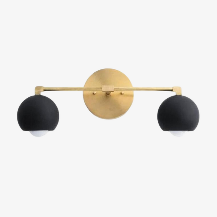 Metio Dome Decorative Vanity Light - Classic Orb Shade Bathroom Wall Lamp