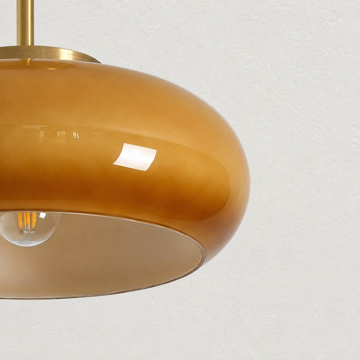 Elegante Bauhaus Scheiben-Deckenlampe für Wohnräume und Studios