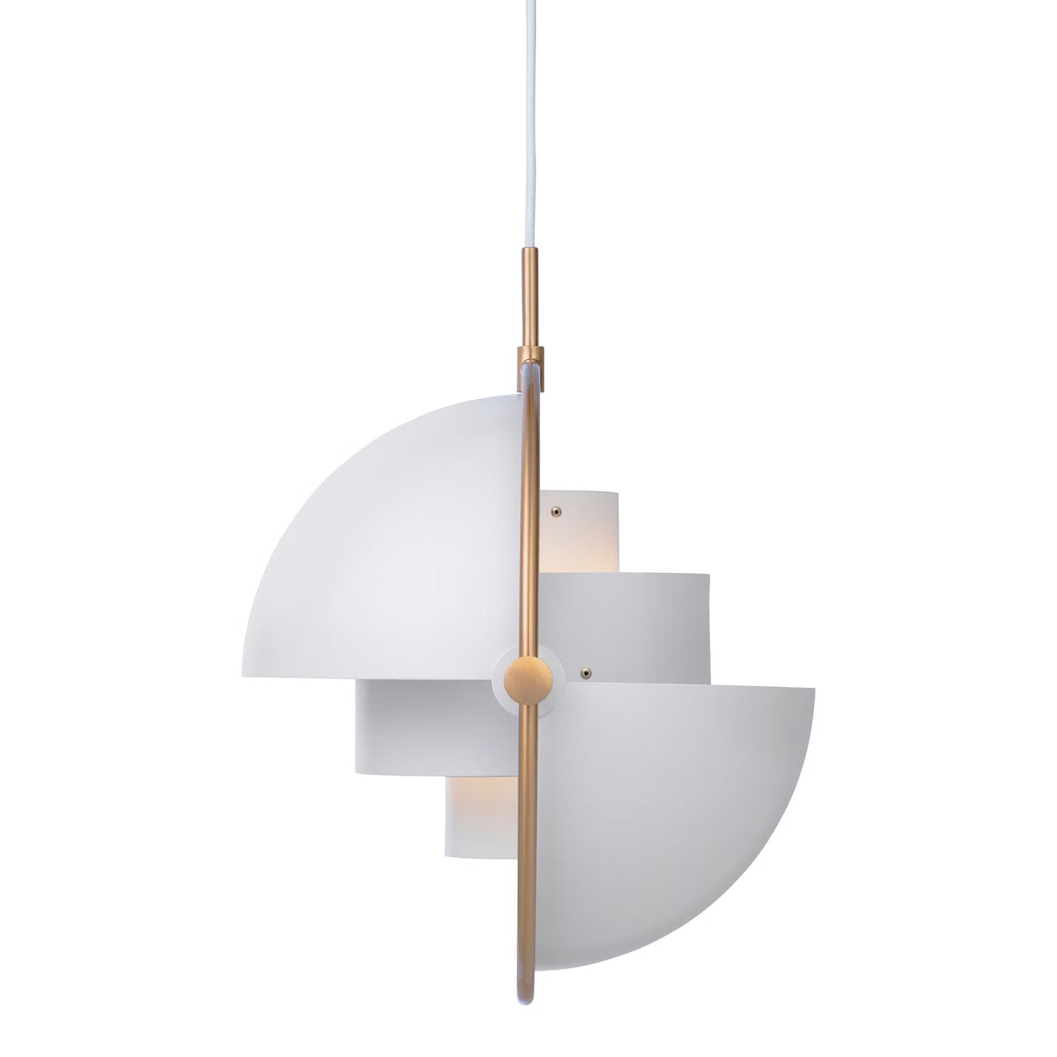 Multiva Sculptural Pendant Light – Adjustable Chandelier in Danish Modern Style for Dining Areas N18