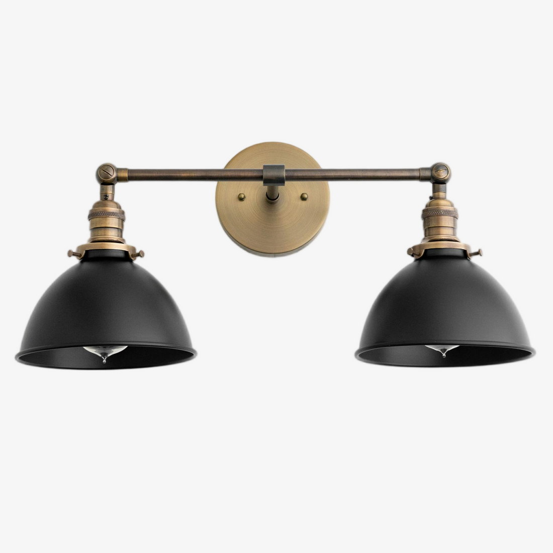 Conique Metal Industrial Vanity Light - Modern Bathroom Lighting Fixture