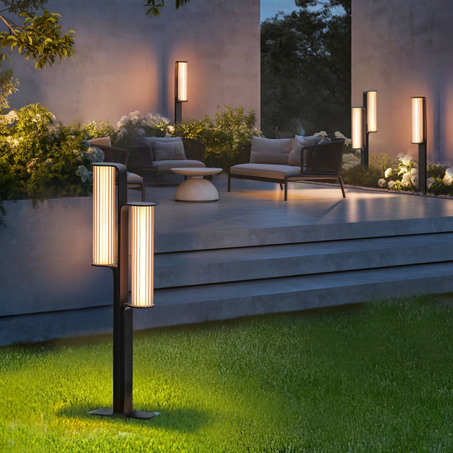 Modern Outdoor Lamp - Outdoor Post Lamp Great for Gardens/Patios