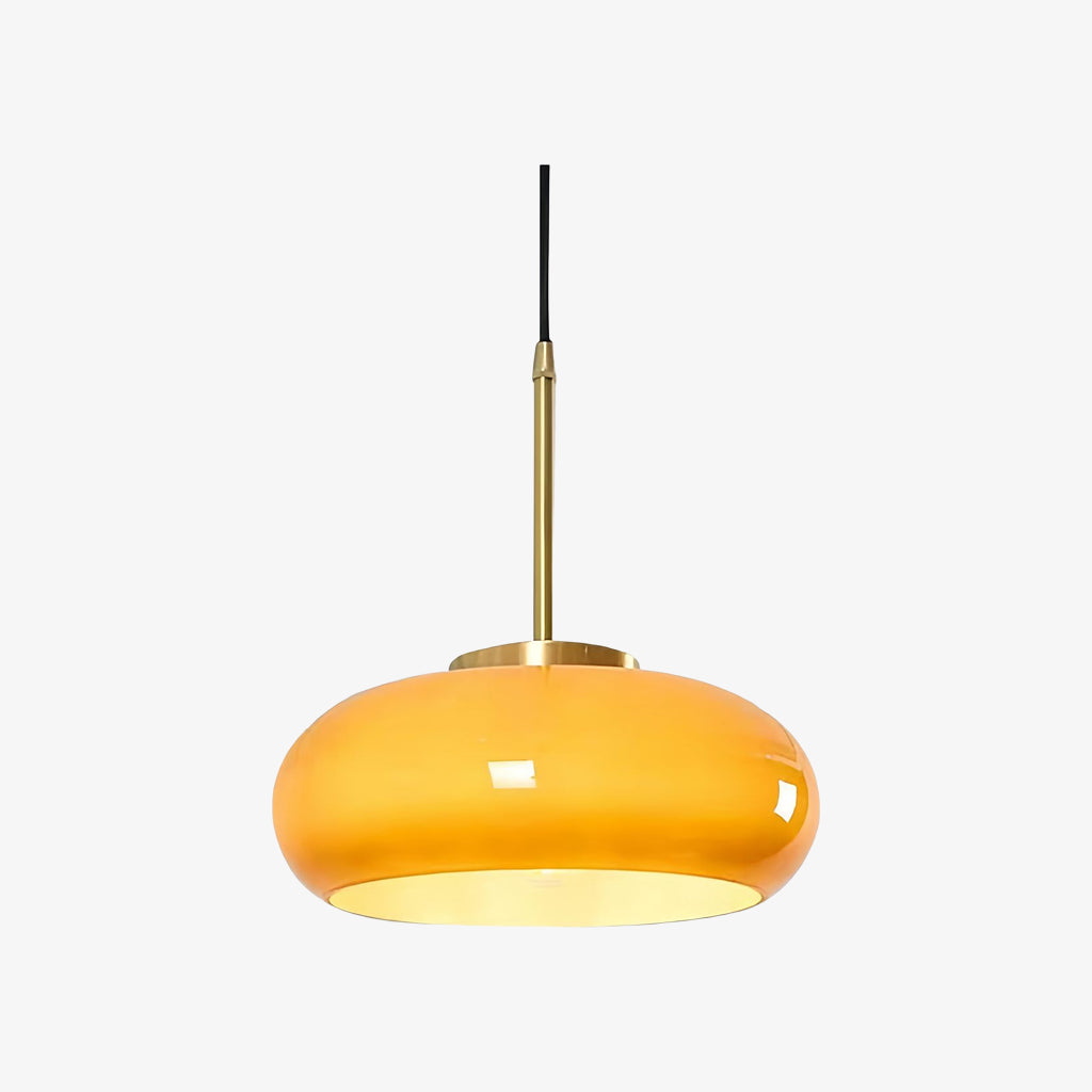 Havelo Round Glass Pendant Light - Bauhaus Pendant Light for Home N51