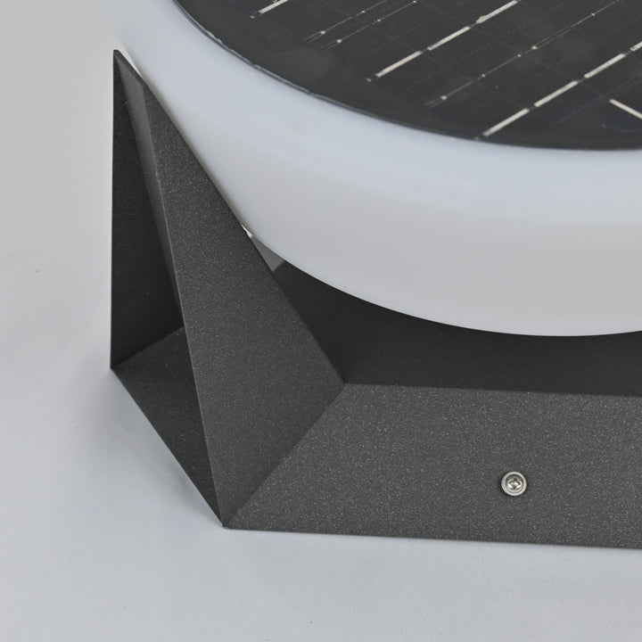 Solar Außenleuchte - Moderne geometrische LED Lampe für Garten &amp; Terrasse
