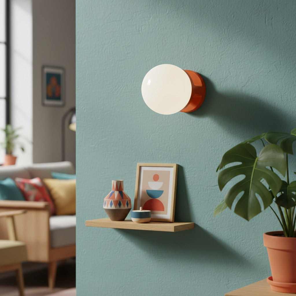 Nebulon Artistic Ceramic Wall Light with Soft Glow - Perfect for Living Rooms and Hallways