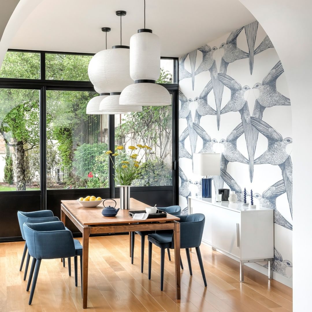 Rounded Layered Paper Plug-In Pendant