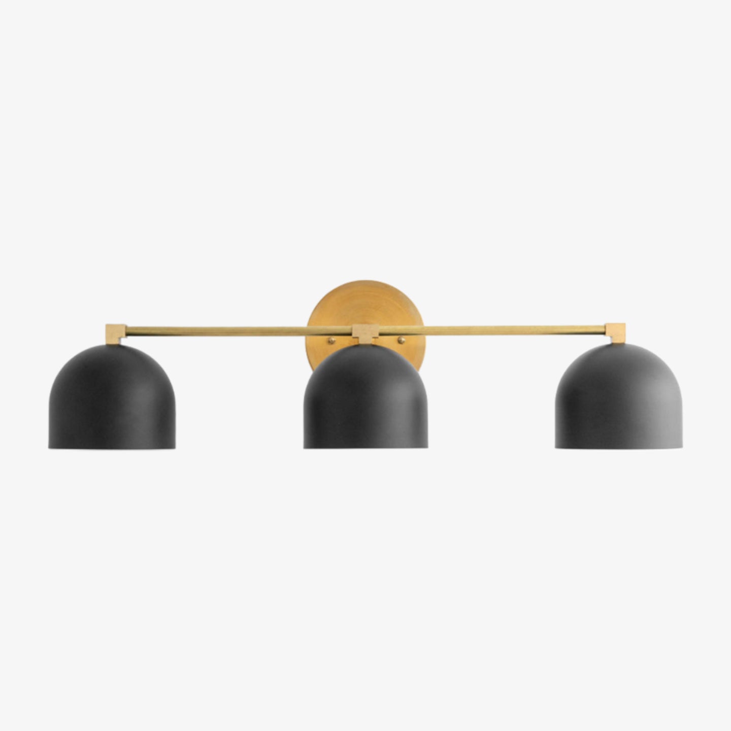 Metio Dome Mid-Century Deep Ball Schminklampe - Messing Wandleuchte