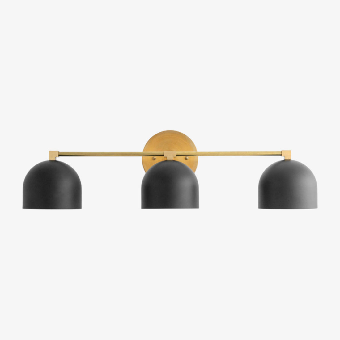 Metio Dome Mid-Century Deep Ball Schminklampe - Messing Wandleuchte