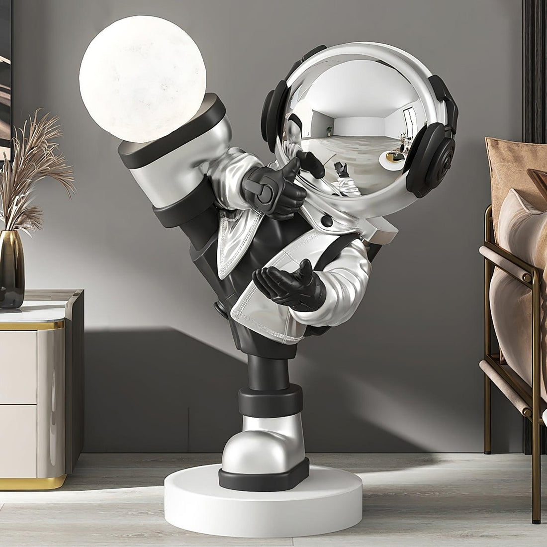 Built-in Battery Floor Lamp - Sculpture Floor Lamp