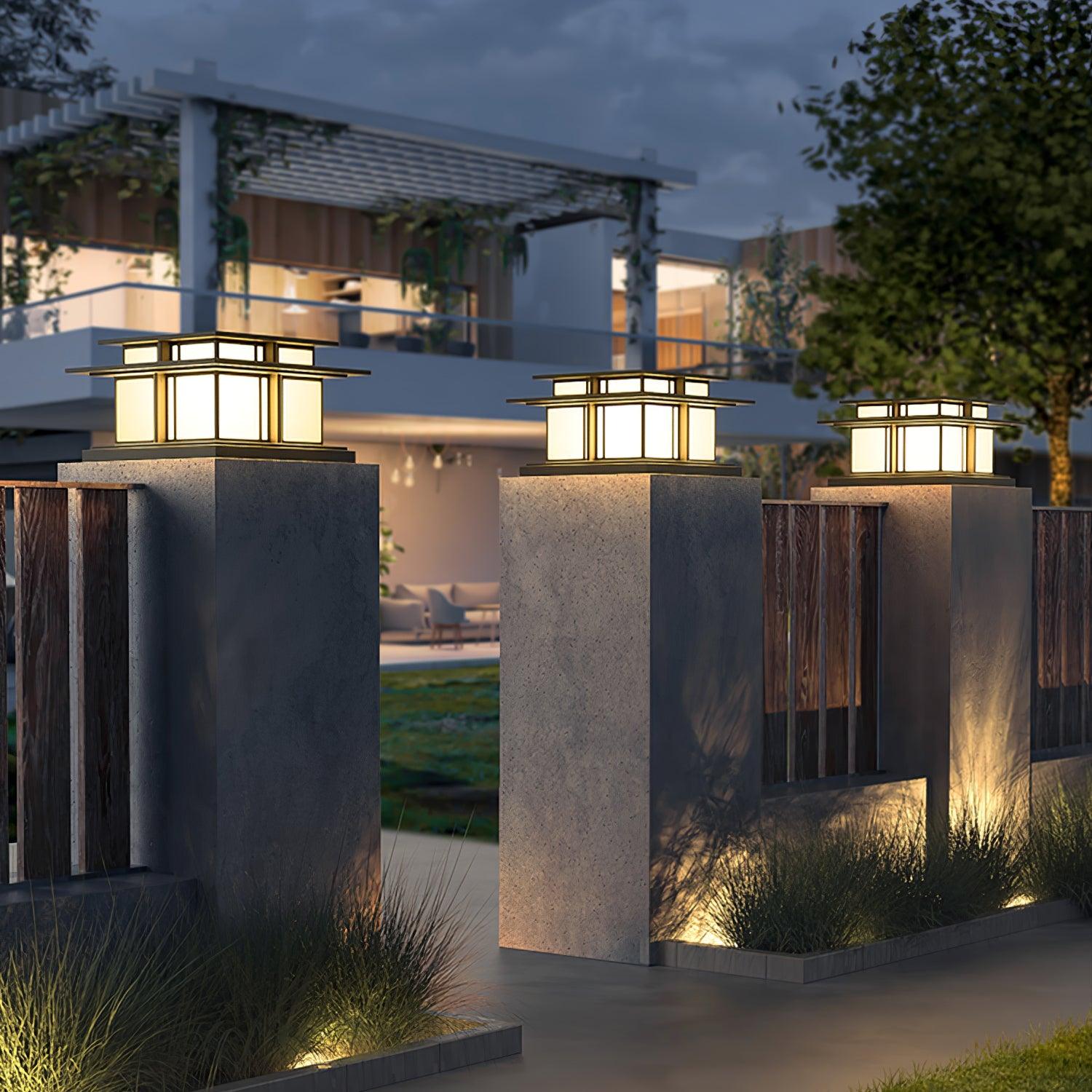 Pillar Outdoor Light - Durable Garden Lamp for Patio & Pathway