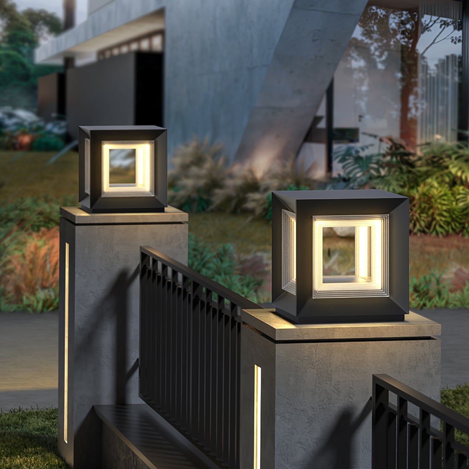 Outdoor Post Light - Waterproof LED Lamp for Garden, Patio & Pathway