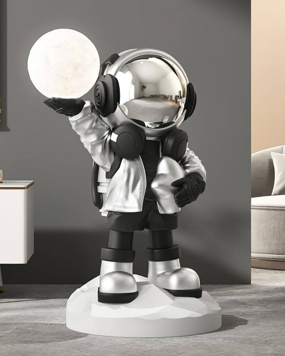 Stehlampe mit eingebautem Akku – Stehlampe ideal für Weltraum-Enthusiasten