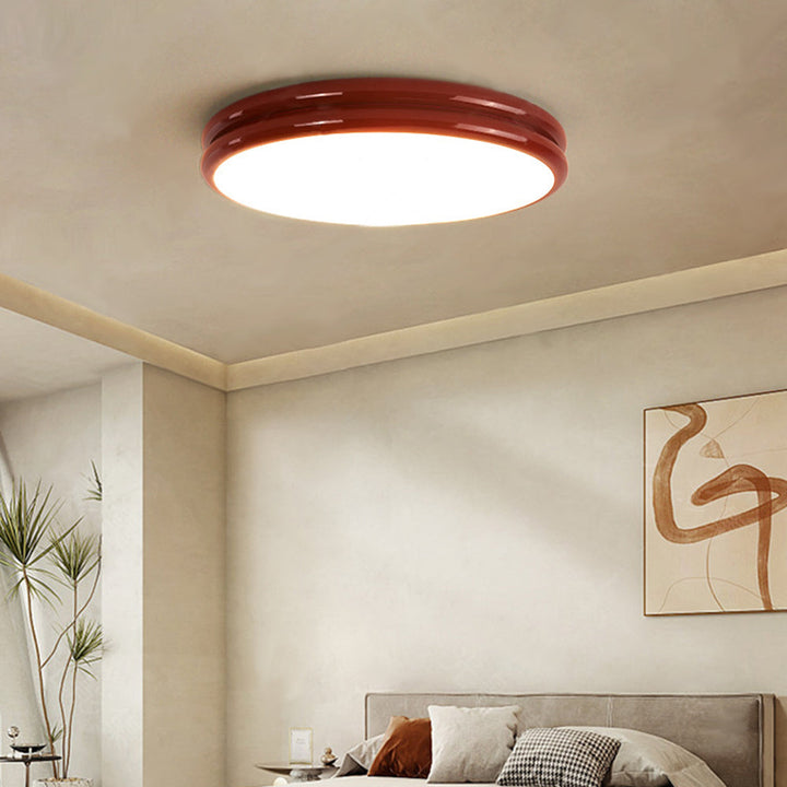Bauhaus Iron LED Ceiling Light – Sleek Bedroom Lighting Fixture