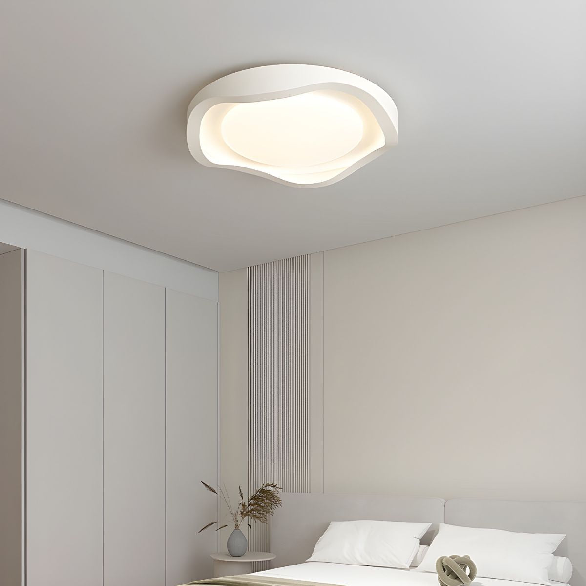 Geometric LED Ceiling Light – Acrylic Modern Fixture for Stylish Rooms