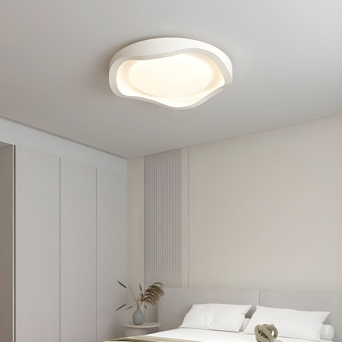 Geometric LED Ceiling Light – Acrylic Modern Fixture for Stylish Rooms
