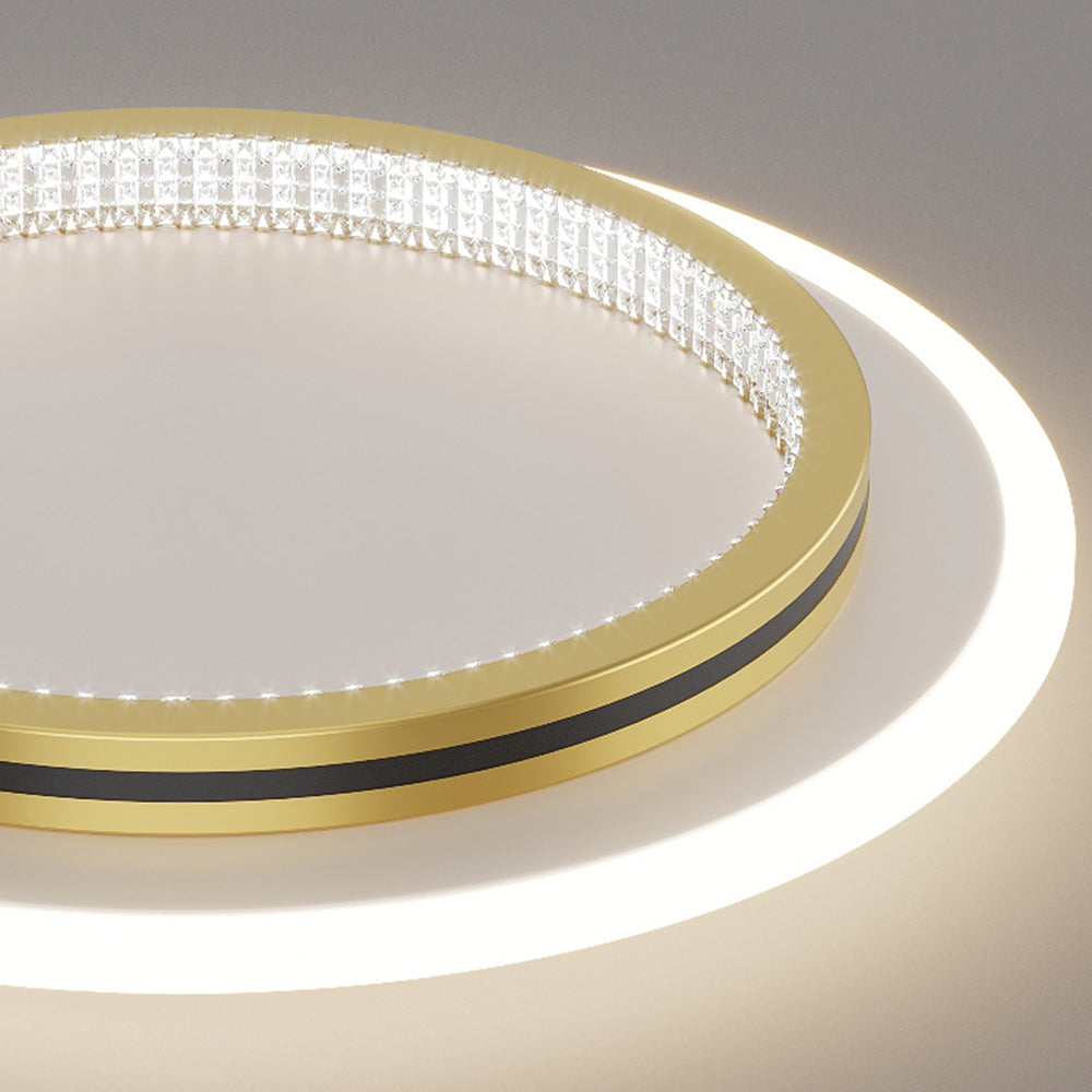 Schlanke, moderne LED-Deckenleuchte – Schlafzimmerleuchte für moderne Räume