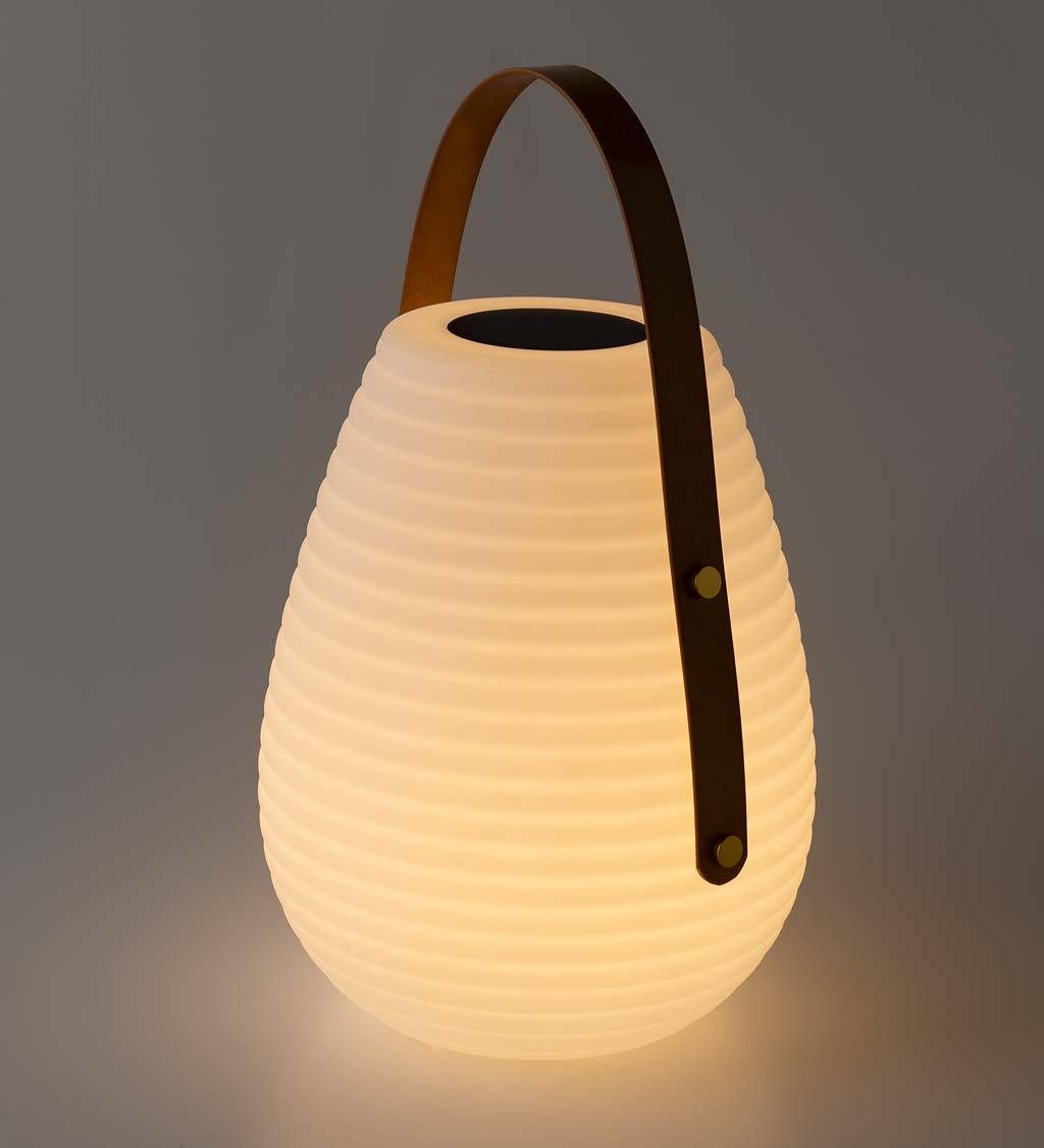 Lantern Outdoor Lamp - Frosted Plastic Portable Warm Light for Garden