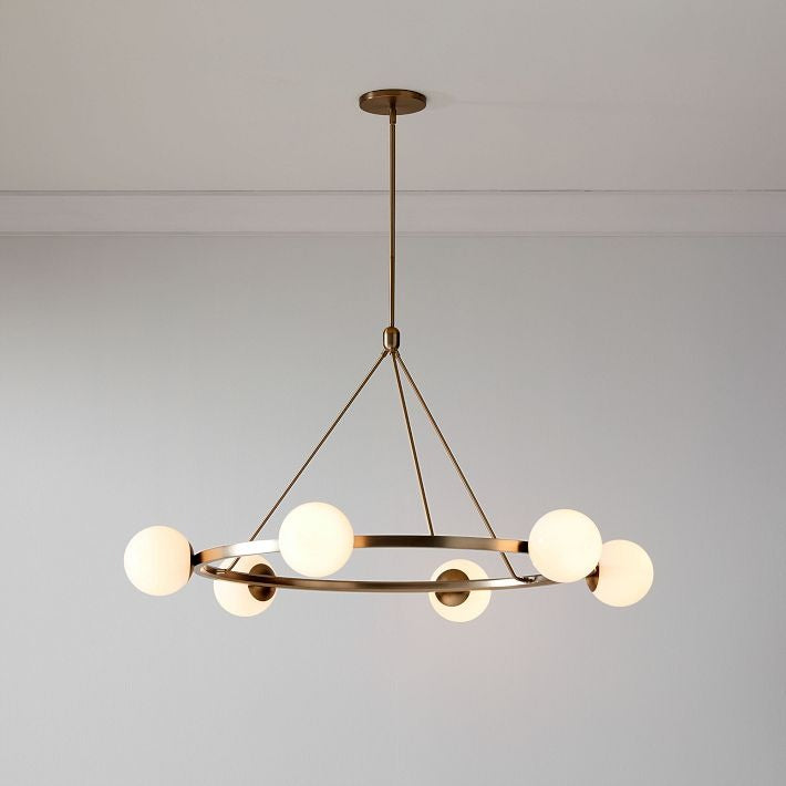 Brelia Round Light Chandelier - Modern Globe Chandelier in Stylish Design