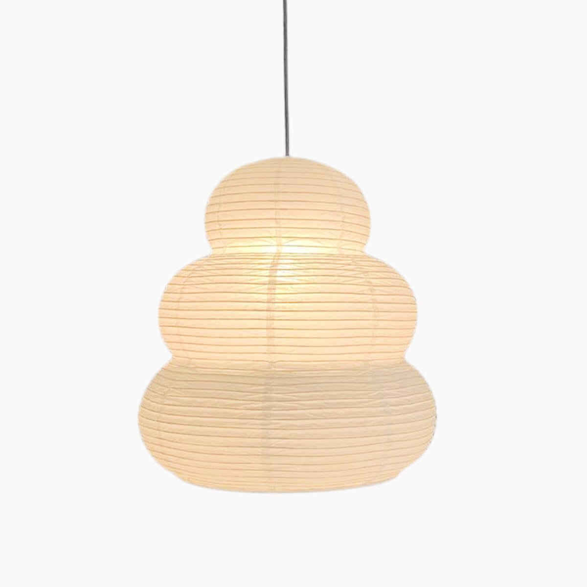 Rice Paper Swag Light - Mulberry Washi Paper Lamp for Bedroom