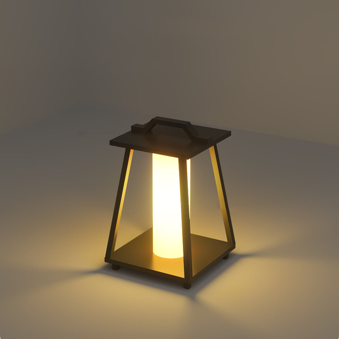 Acrylic Shade Light - Stainless Steel Portable Outdoor Lamp for Garden