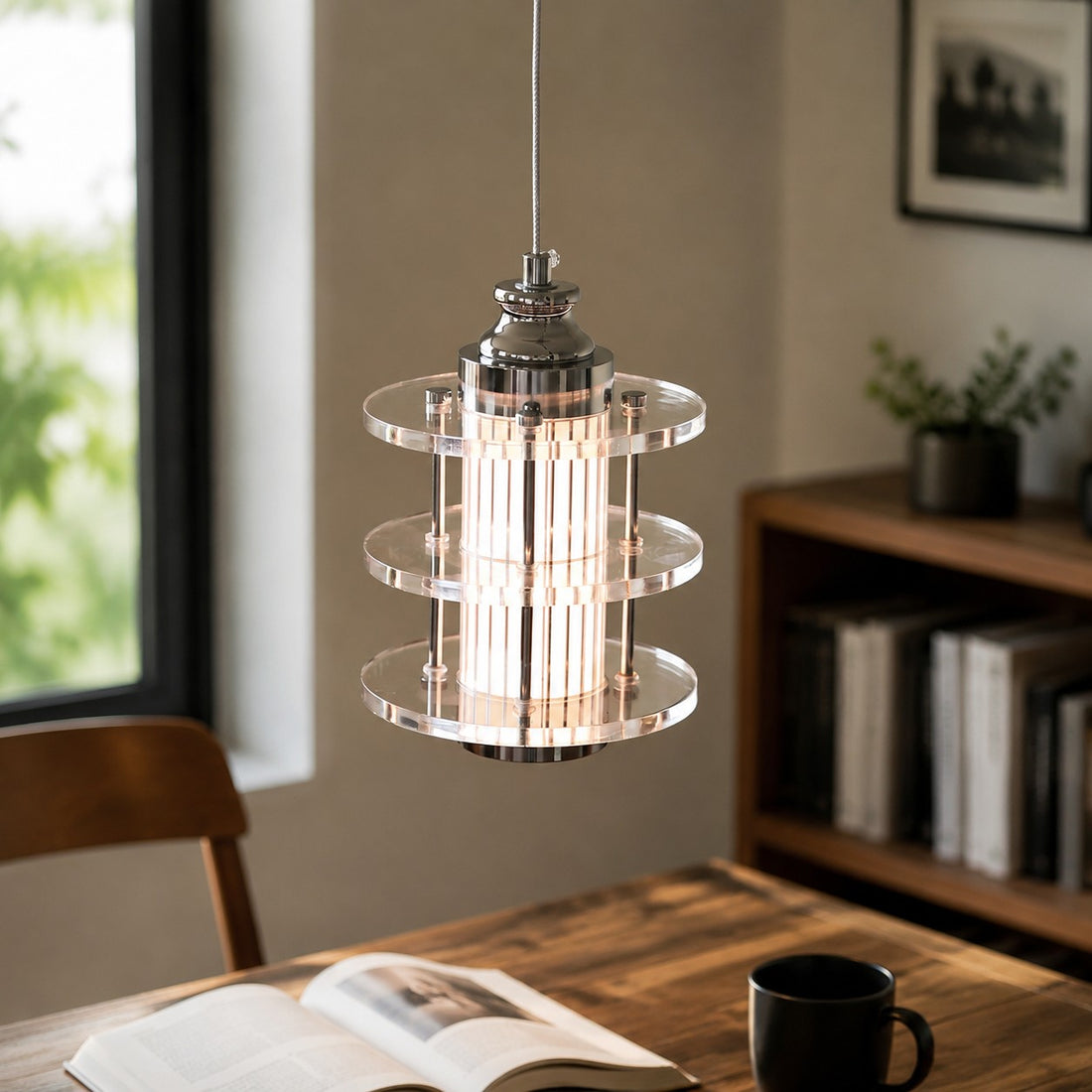 Bauhaus Acrylic LED Pendant Light