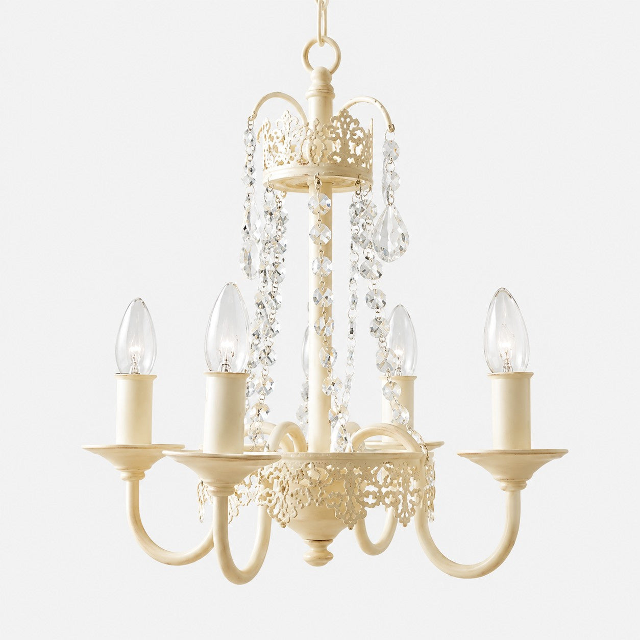 Vintage European Crystal Chandelier