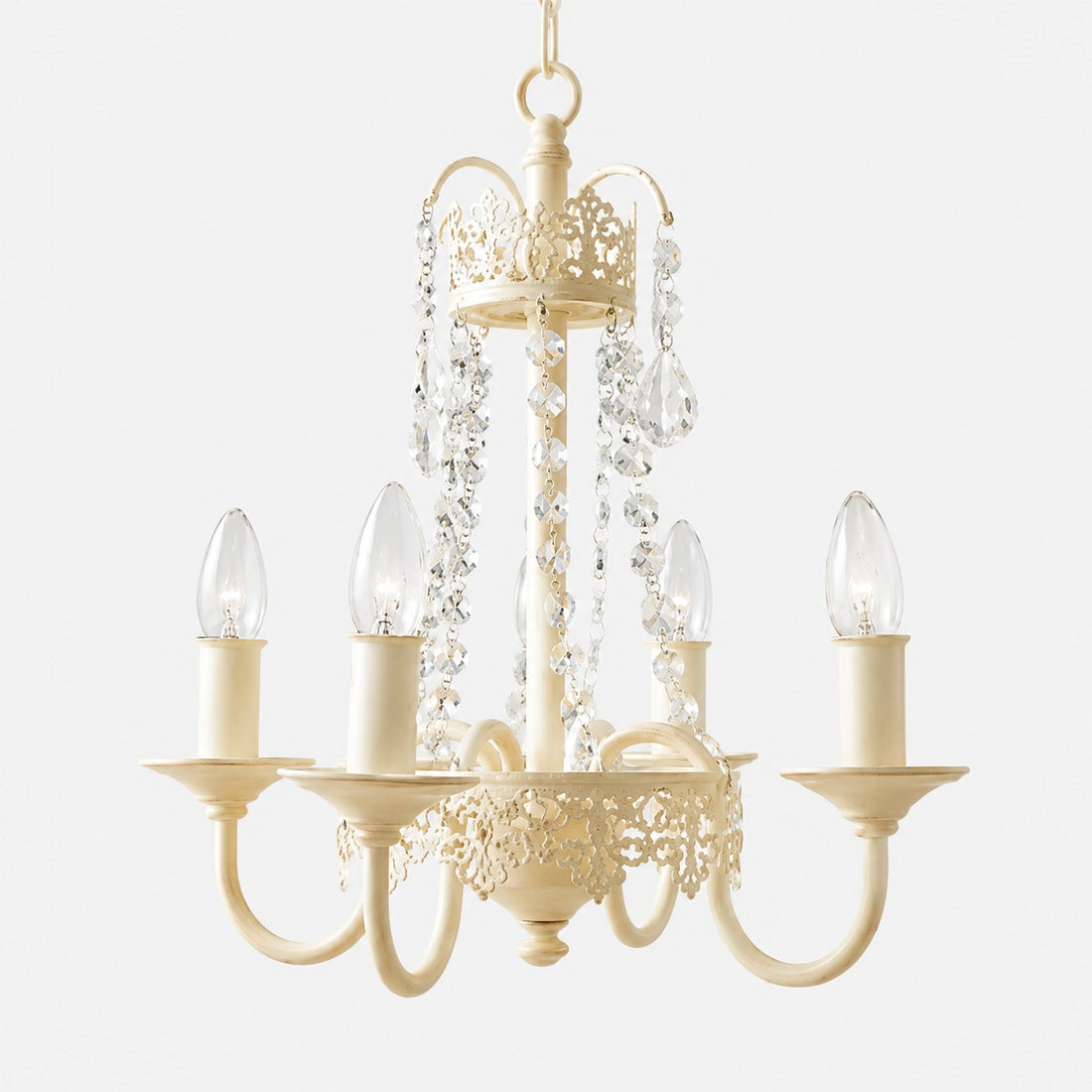 Vintage European Crystal Chandelier