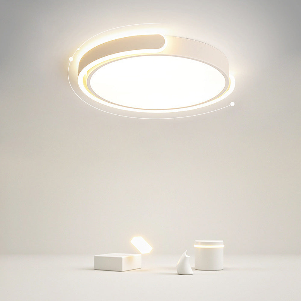 Minimalist LED Ceiling Light – Round Acrylic Fixture for Bedroom