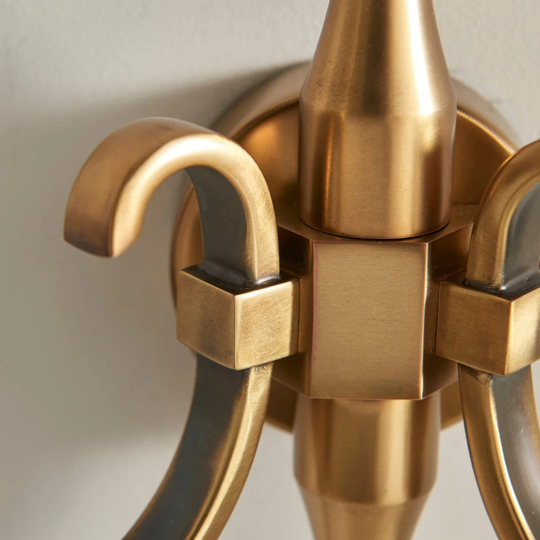 Lunetal Doppelwandleuchte – Vintage-Metallglas für Flur und Schlafzimmer