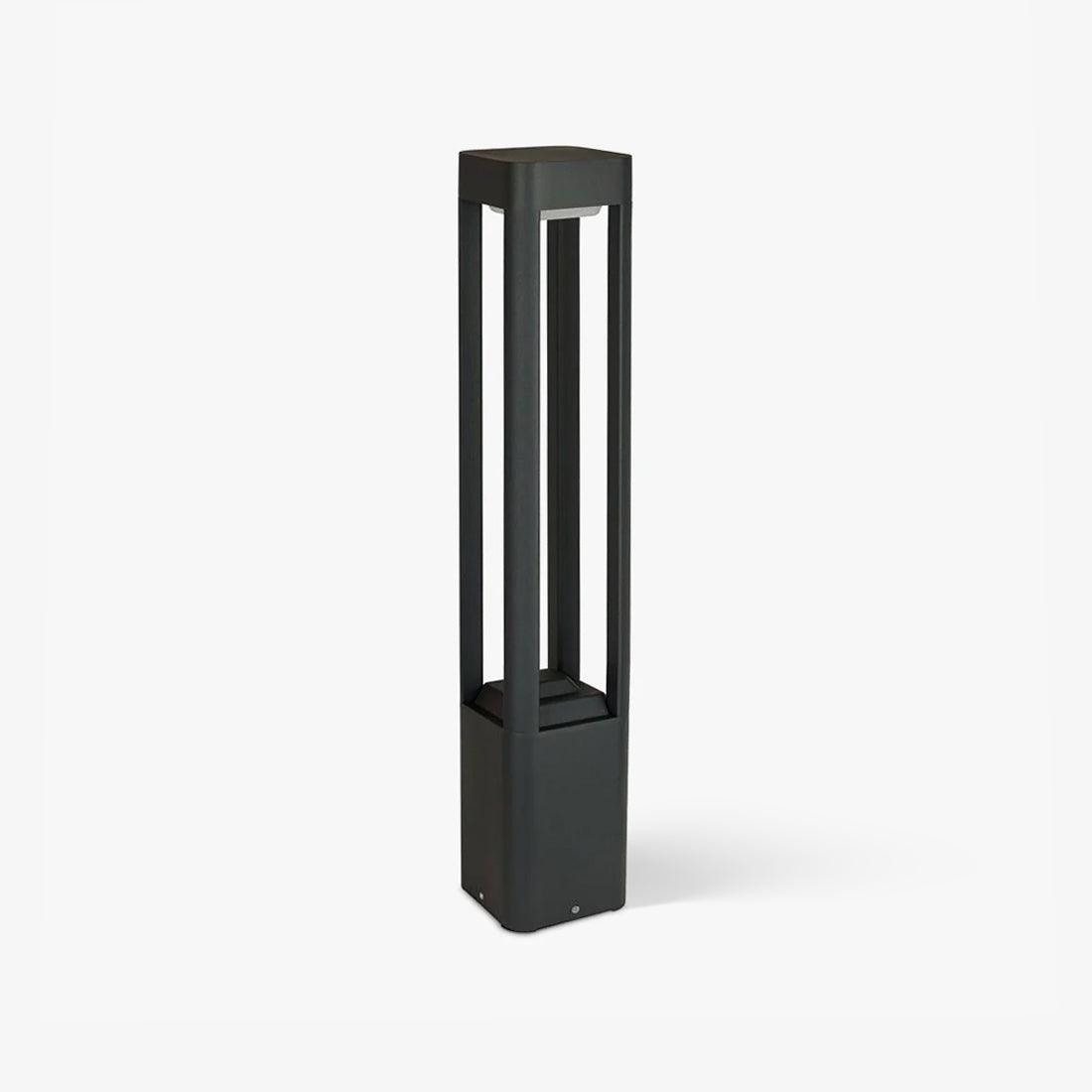 Rectangular Garden Bollard Light - Modern LED Lamp for Pathway