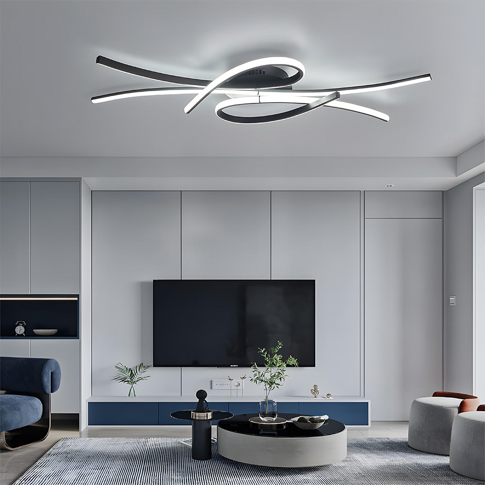 Musical Notes Ceiling Lamp – Unique LED Light for Living Room Décor
