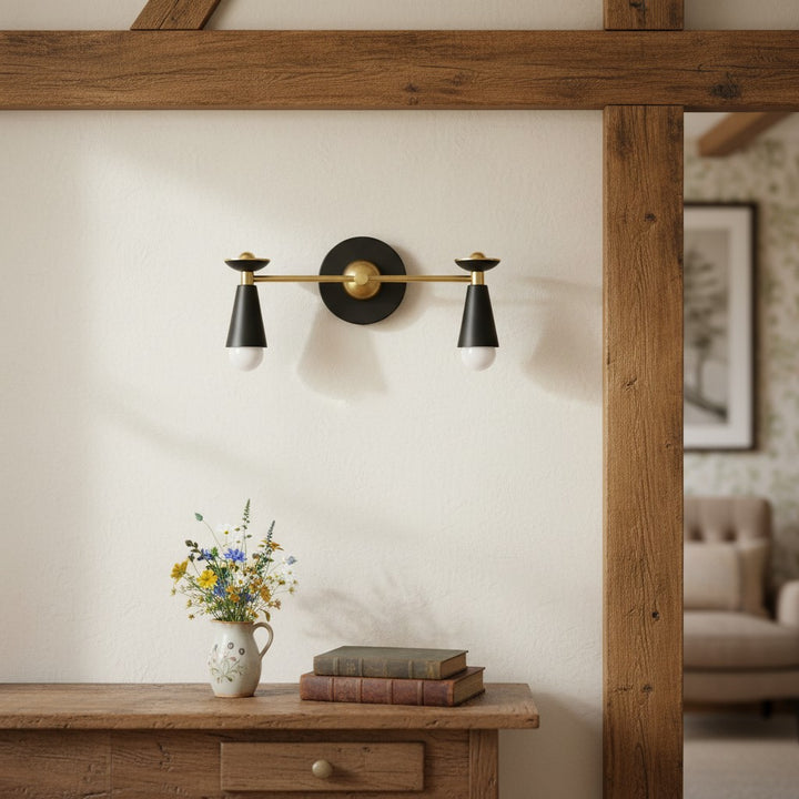 Pyralis Cone Moderne Art Deco Beleuchtung - Vintage Stil Vanity Sconce Light