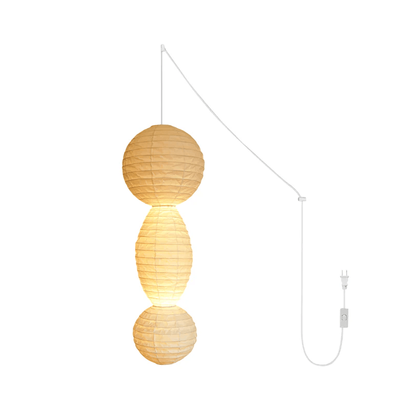 Lantern Series Pendant Lamp - Layered Xuan Paper Lamp for Dining Room
