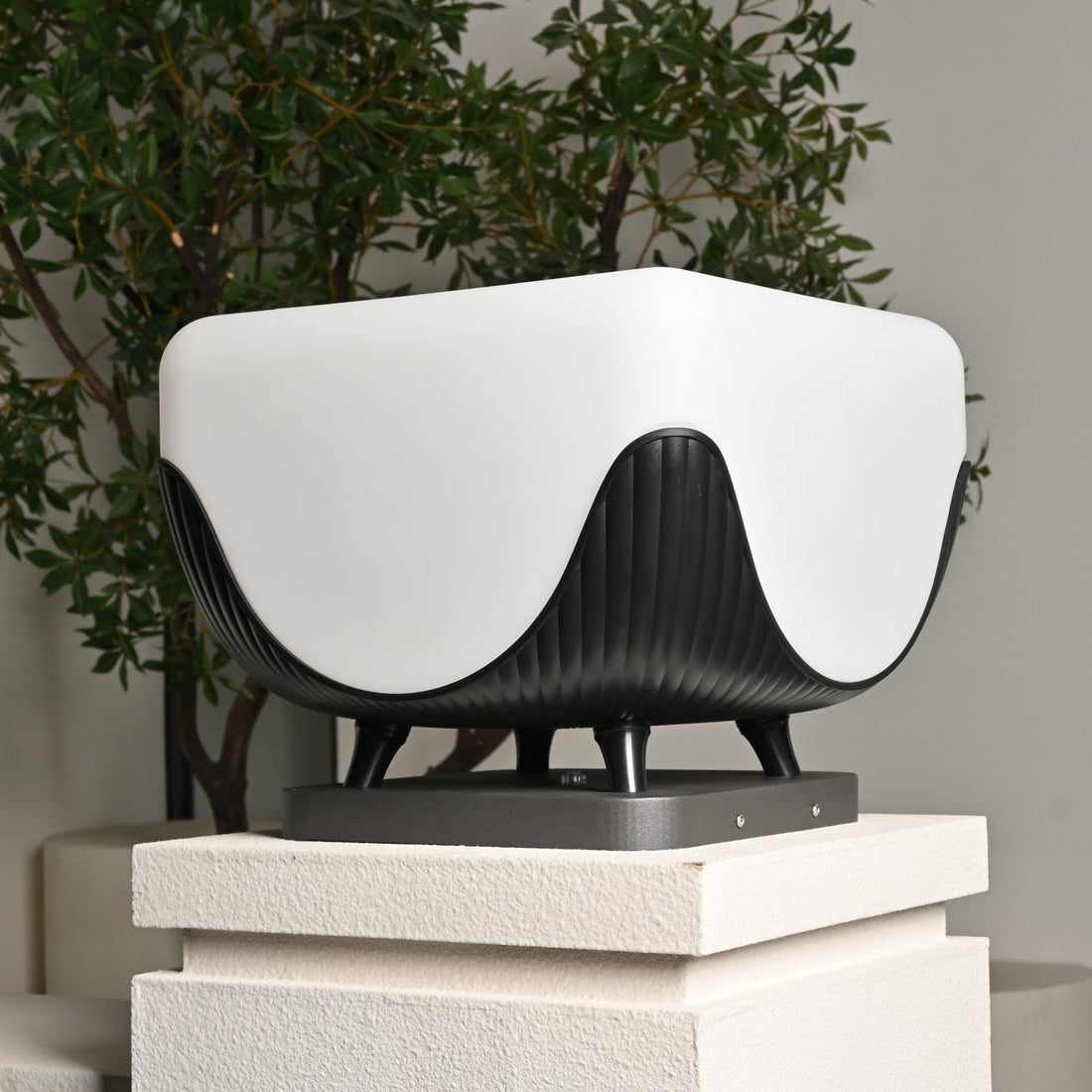 Cube Outdoor Light - Modern Sculptural LED Lamp for Garden & Patio