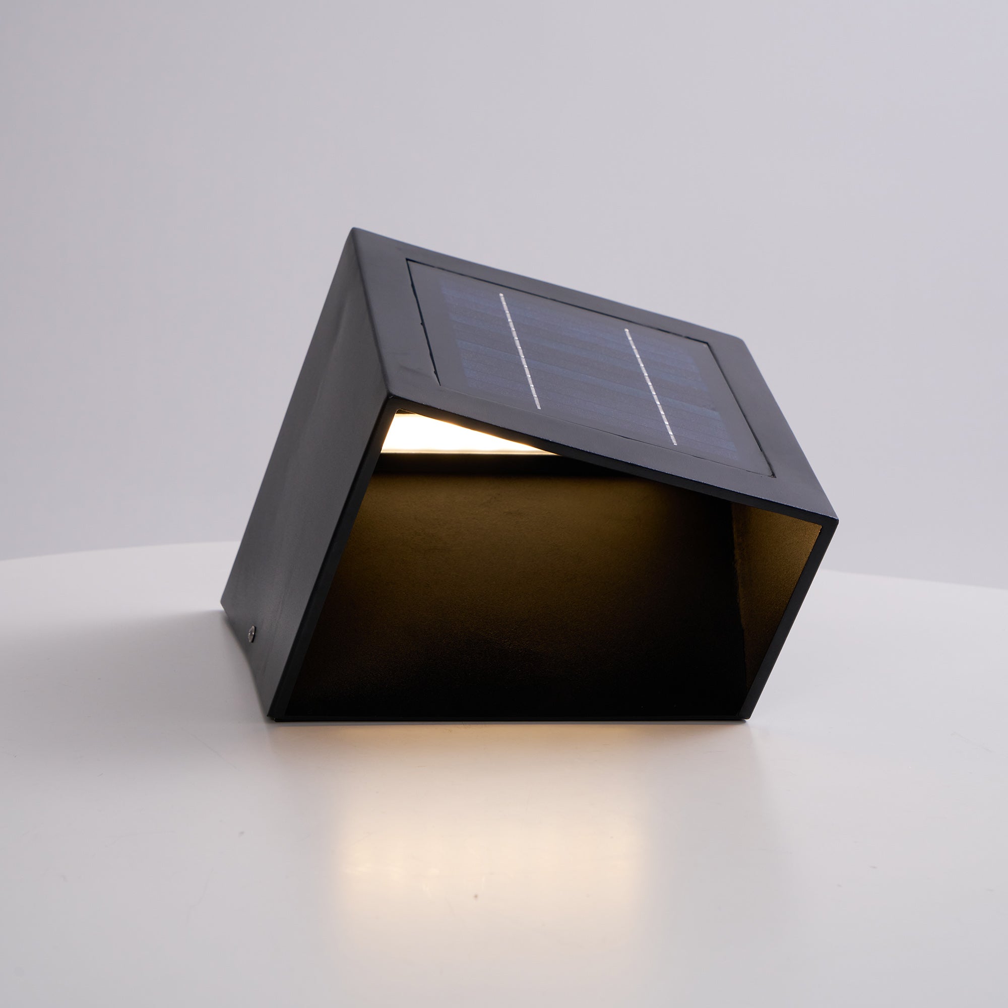 Cube Garden Solar Light - Compact LED Lamp for Patio & Small Gardens