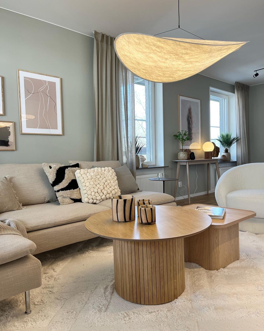 Cloudlike Mulberry Silk Plug-In Pendant Light