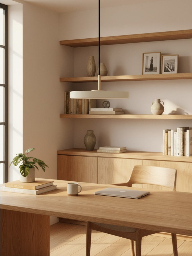 Asteria Minimalist Metal and Acrylic LED Pendant Light