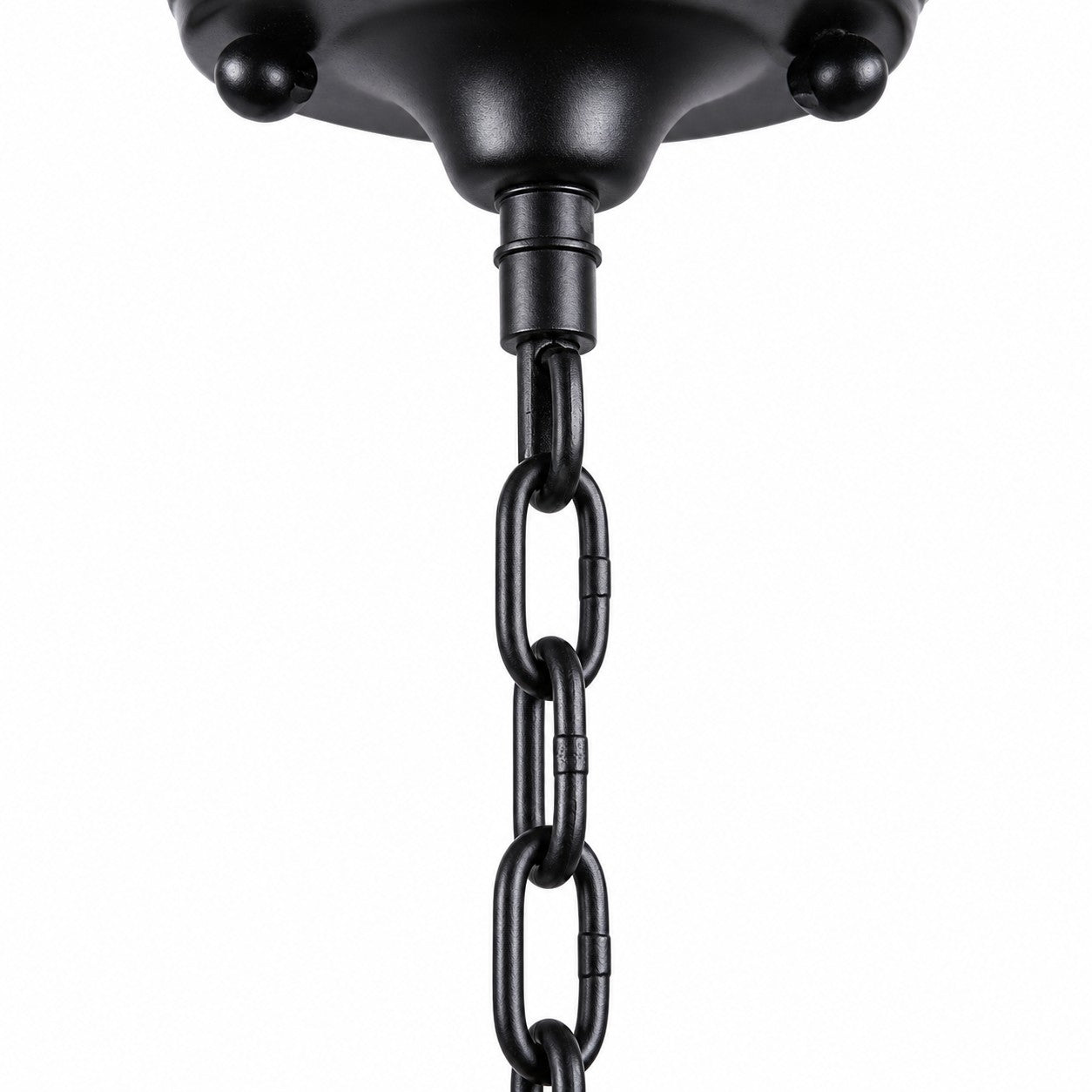 Black Trapeze Glass Pendant Light