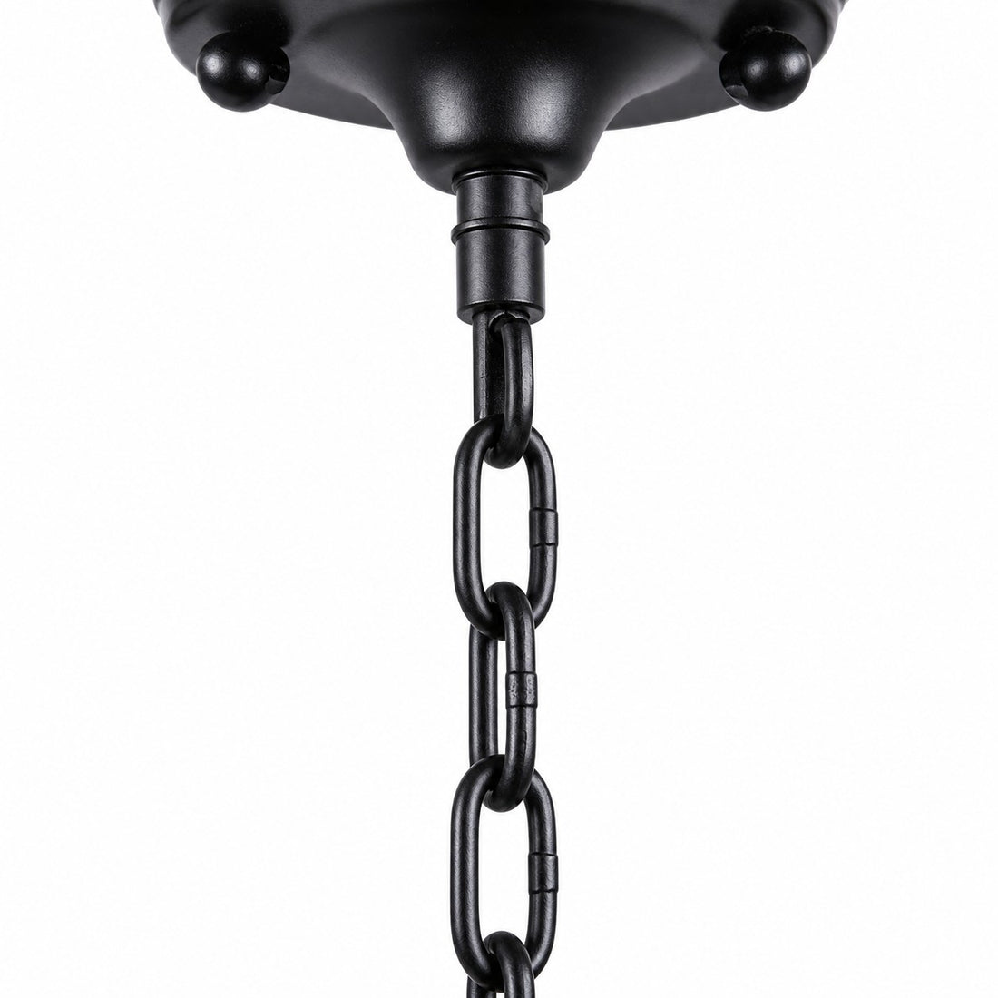 Black Trapeze Glass Pendant Light