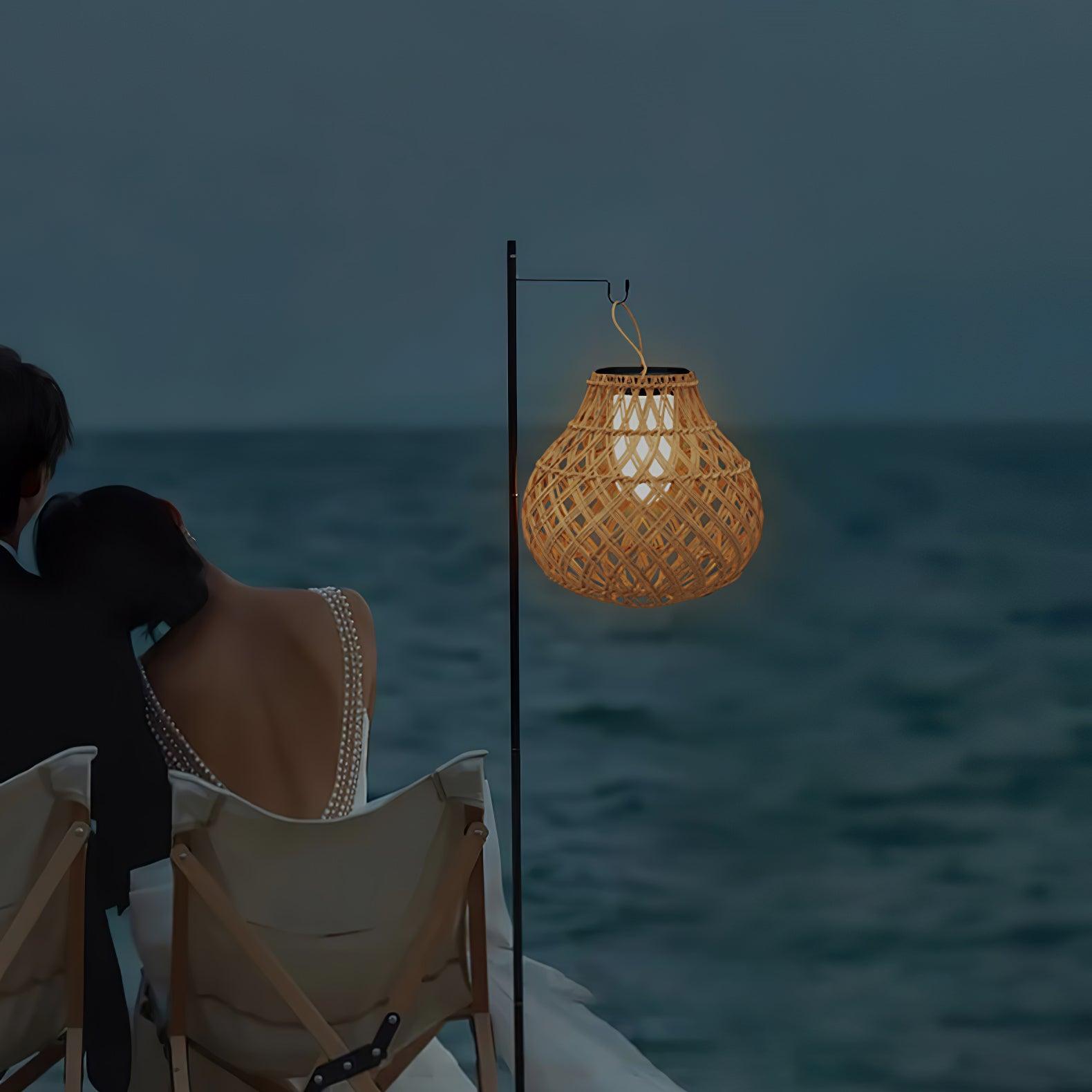 Woven Sphere Lantern Outdoor Lamp - Solar Outdoor Lamp Great