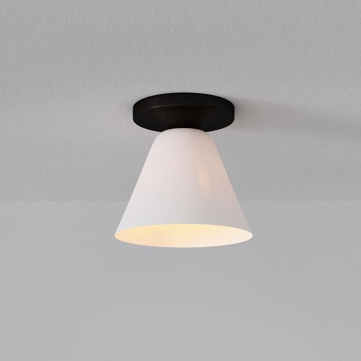 Conica Cone Flush Mount – Glass Ceiling Light for Modern Spaces