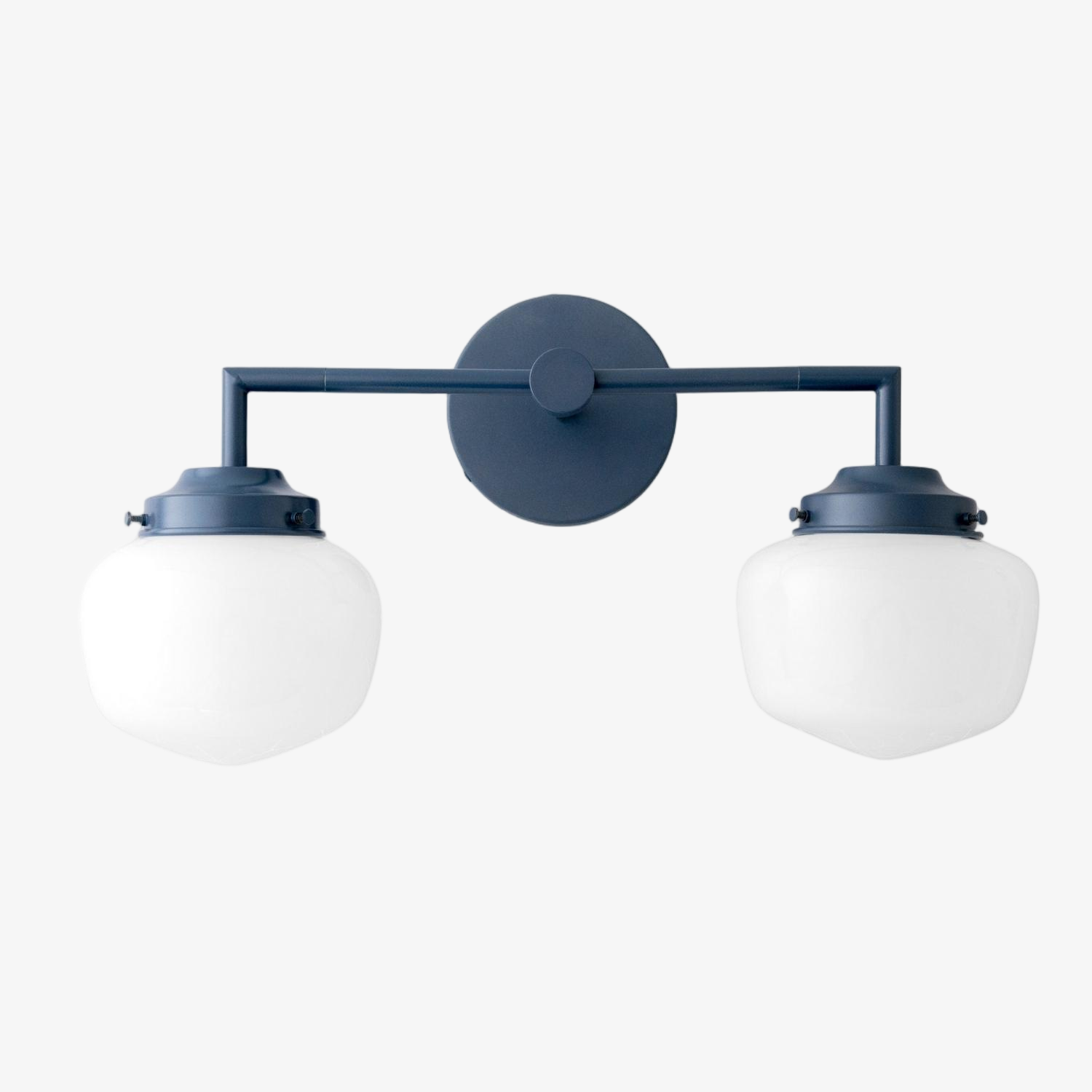 Opalume Glass Vanity Light - Vintage Inspired Bathroom Wall Lighting