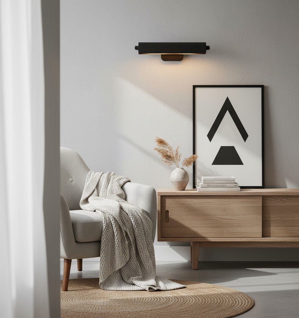 Modo Picture Light Adjustable Swing-Arm Design Classic Art Gallery Light for Wall Art