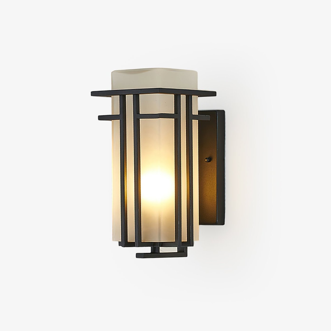 Outdoor Wall Lamp - Retro Iron Sconce for Front & Back Door Lighting
