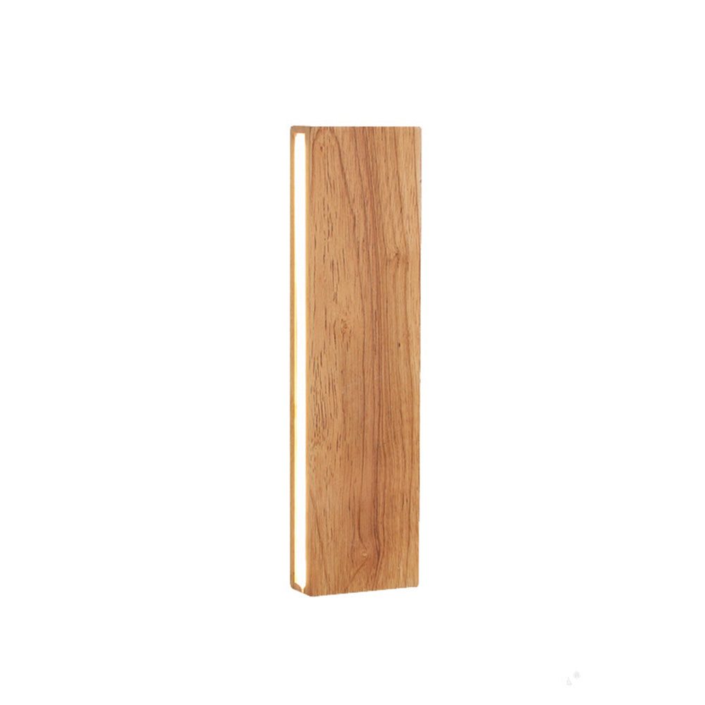 Modern Wood Wall Light - Rotatable Fixture for Dining Room