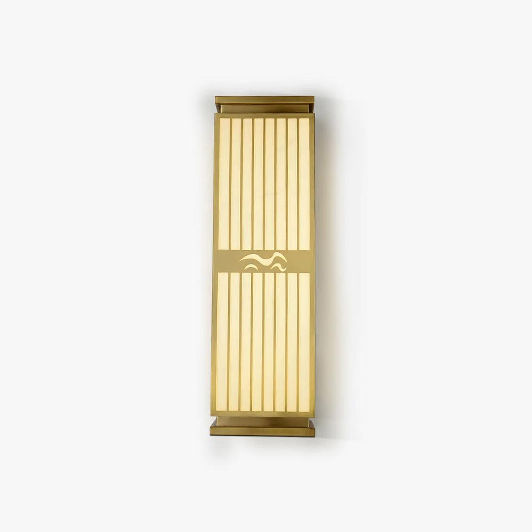 Metal Outdoor Wall Light - Square Acrylic Lamp for Yard