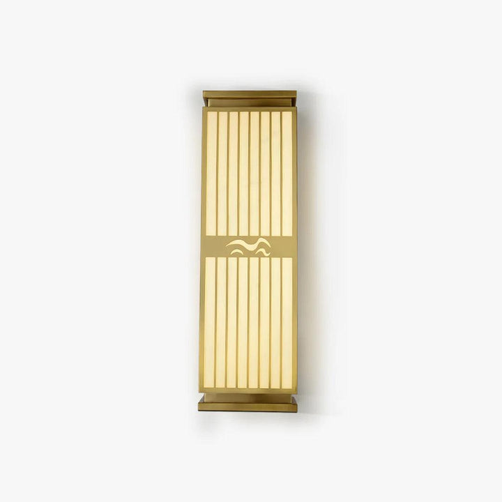 Metal Outdoor Wall Light - Square Acrylic Lamp for Yard