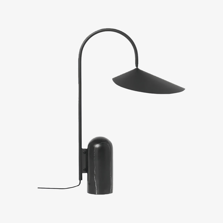 Nulavo Swivel Arm Leaf Shade Table Lamp - Adjustable Design for Living Room and Bedroom