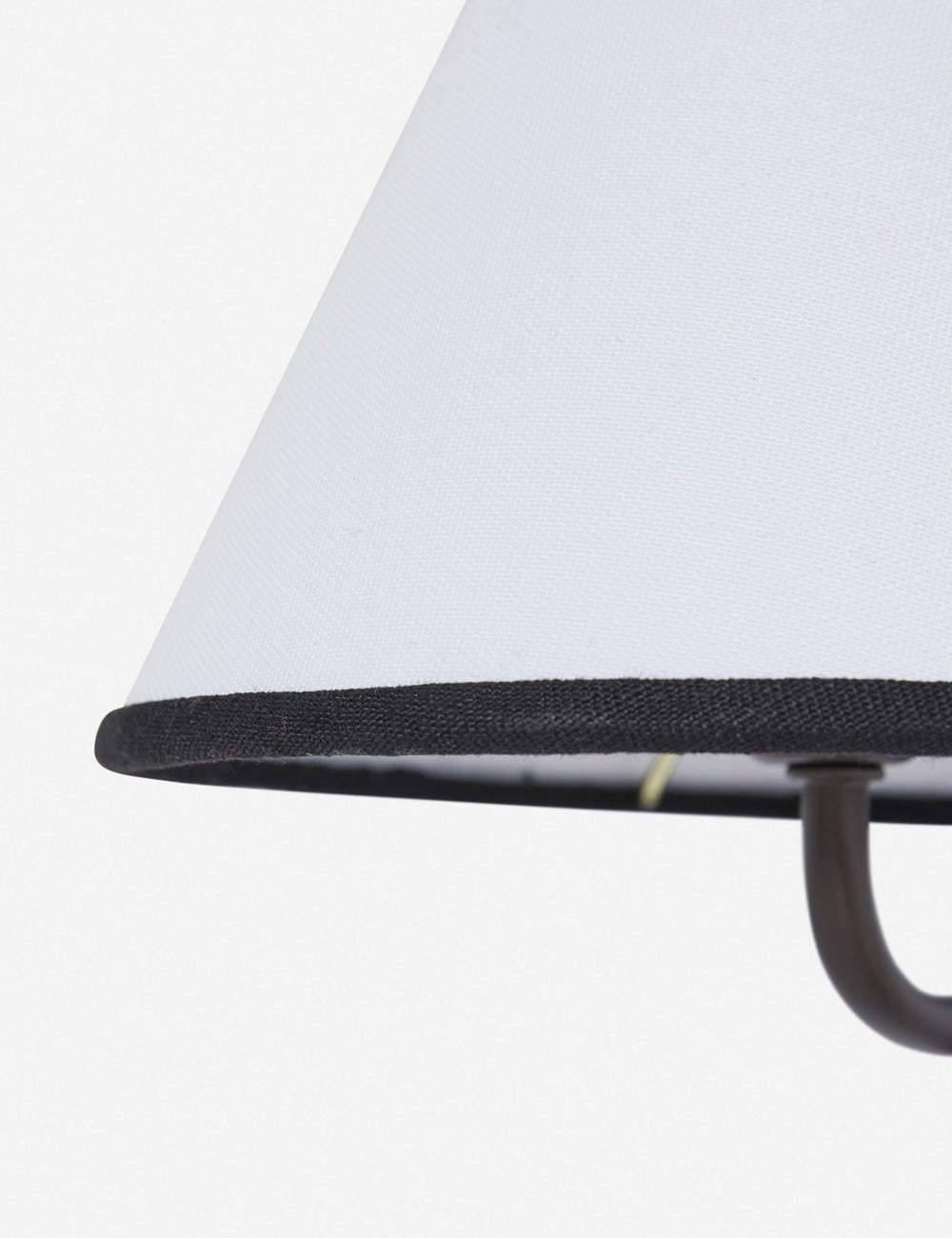 Kulo Stoff-Wandleuchte – Moderne Wandleuchte aus Leinen mit zwei Armen für das Wohnzimmer