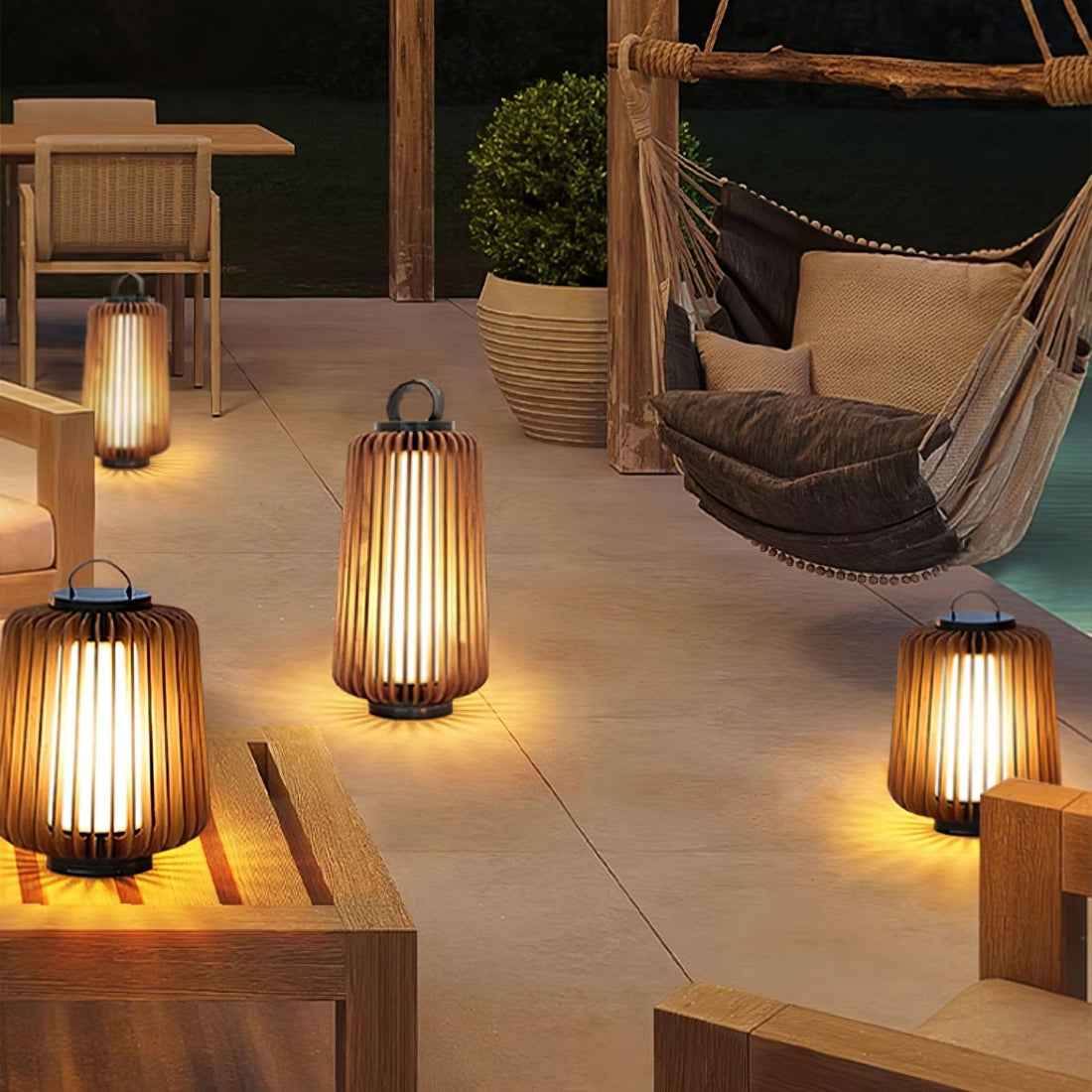Tragbare Laternenlampe für den Außenbereich – kompaktes wiederaufladbares Licht zum Wandern