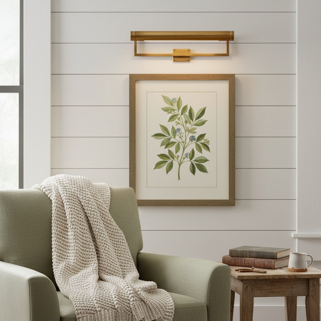 Aurix Picture Light – Sleek Slim Design Wall Lamp Metal Finish for Living Rooms & Galleries